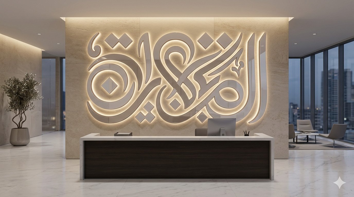 Acrylic Backlit Logo Walls