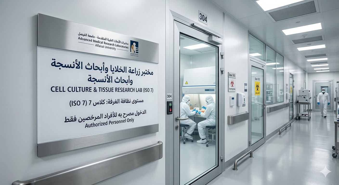 Clean Room Laboratory Signs