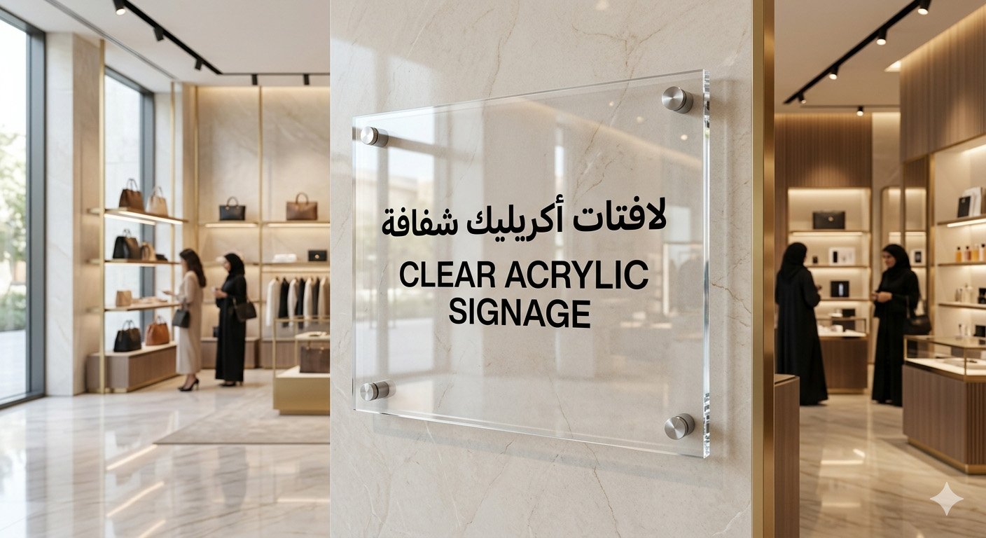 Clear Acrylic Signs