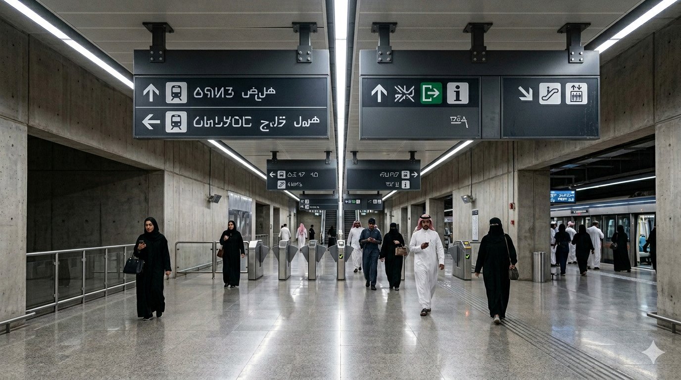 Corridor Navigation Hanging Signs
