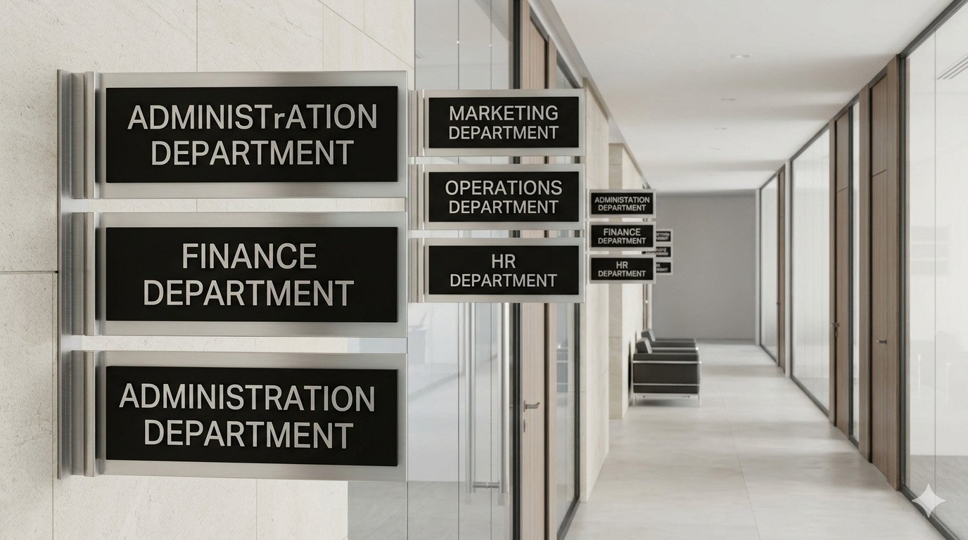 Department Name Signs