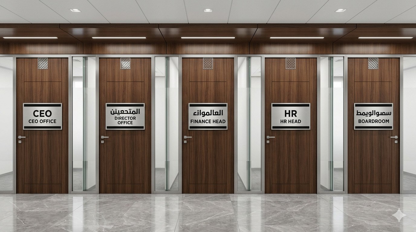 Executive Cabin Signage