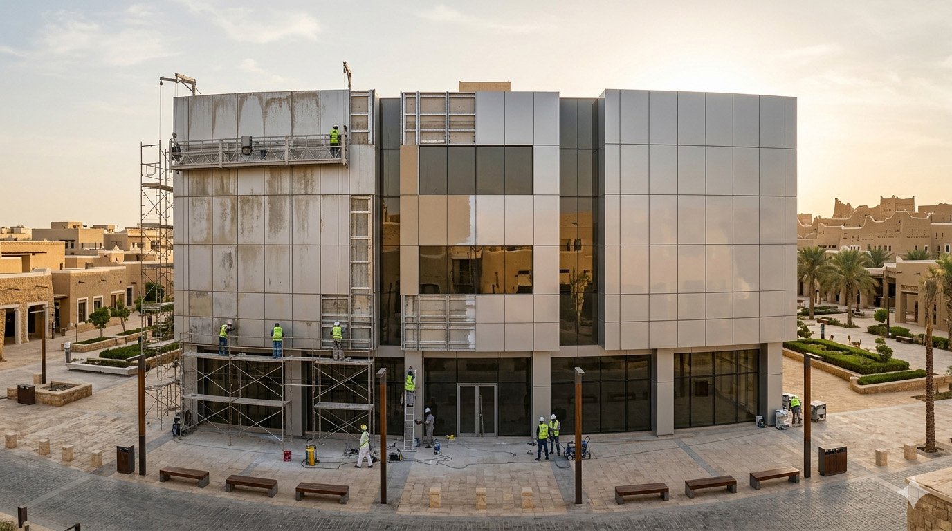 Exterior Cladding Panel Refurbishment