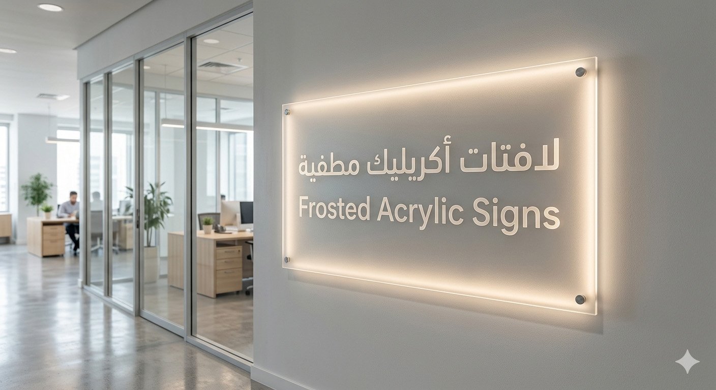 Frosted Acrylic Signs