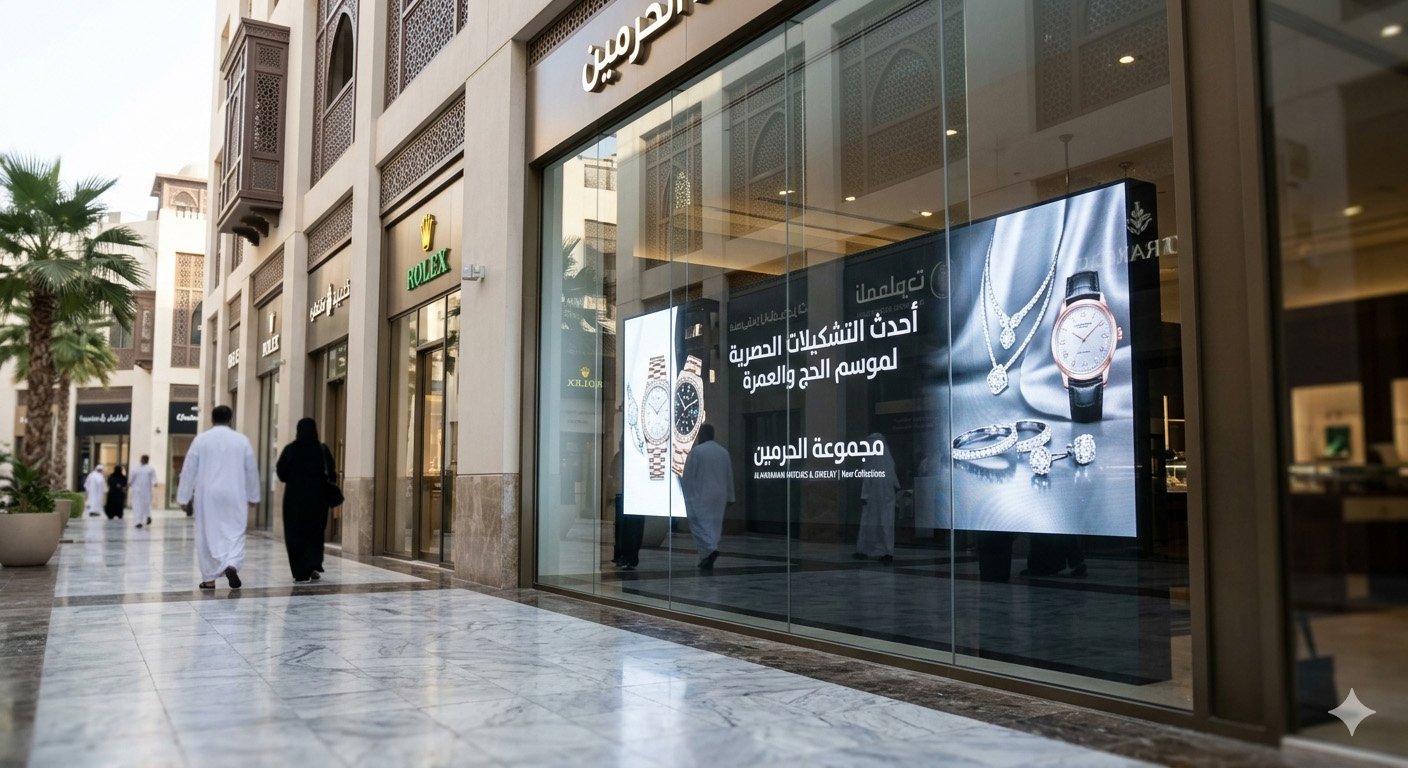 High Brightness Storefront Displays
