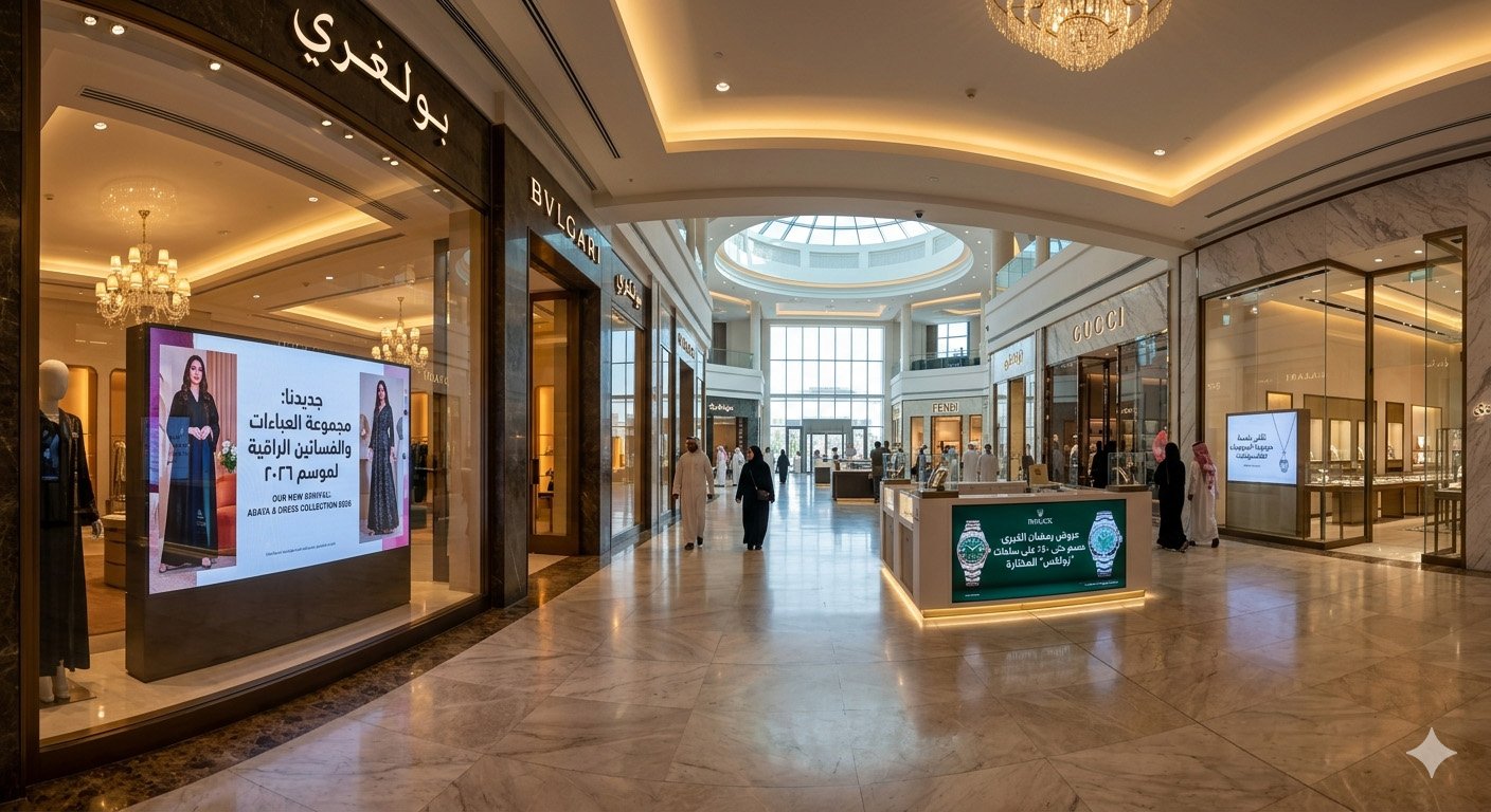 Indoor Retail Display Screens