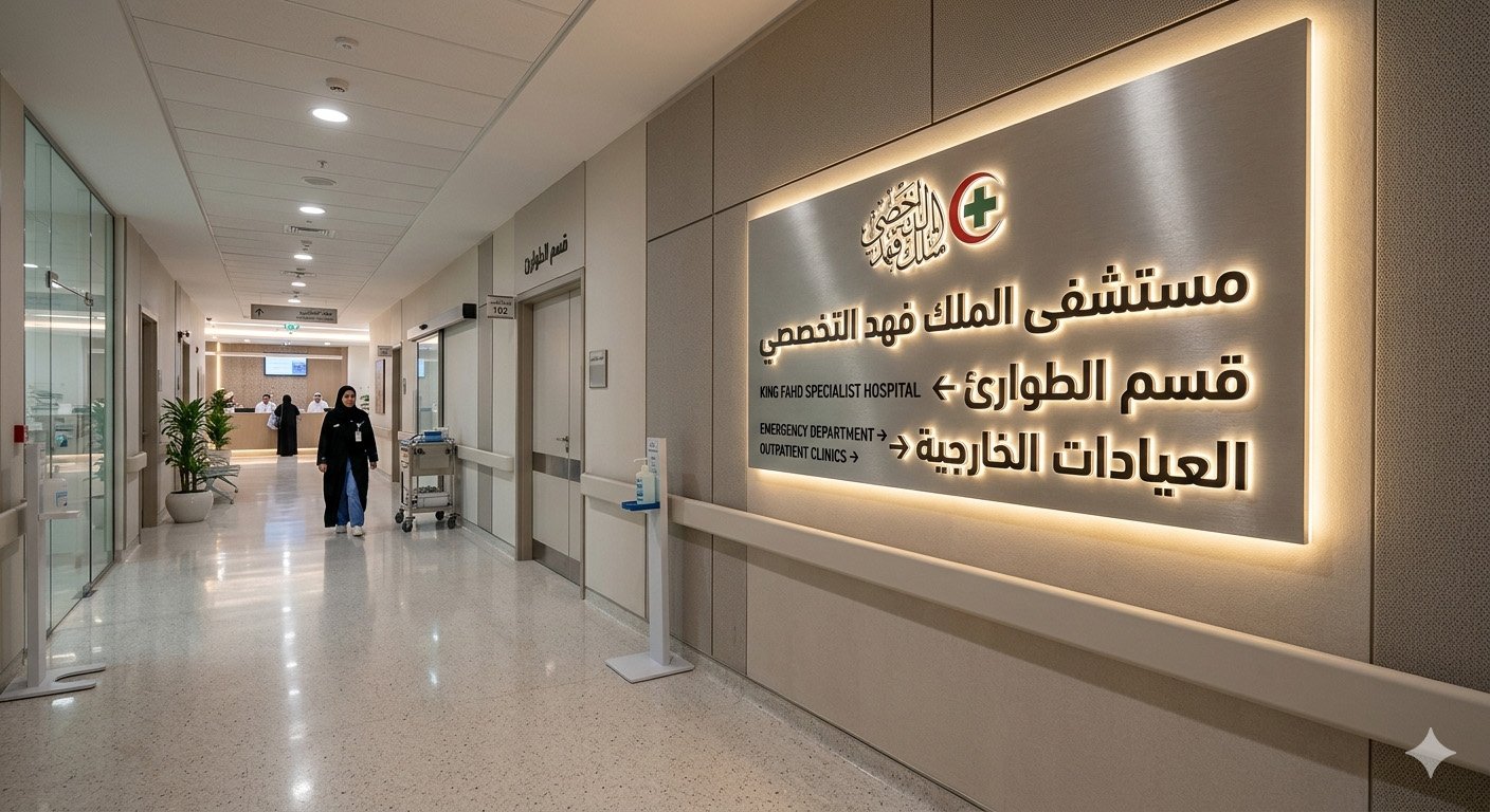 LED Backlit Hospital Signs
