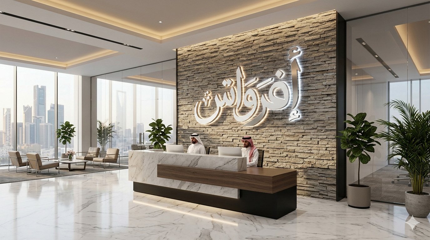 LED Office Reception Signs