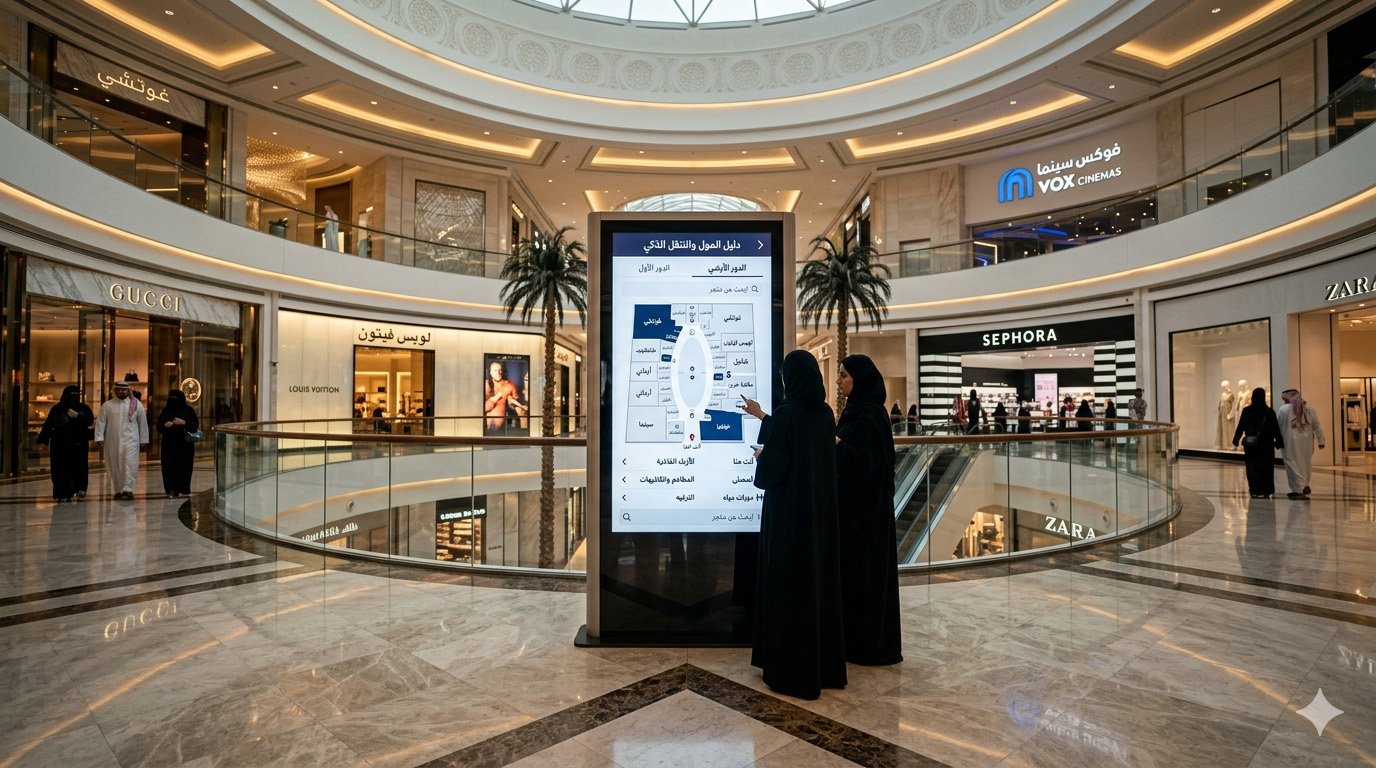 Mall Interactive Navigation Screens
