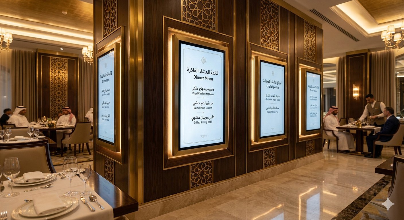 Restaurant Digital Display Panels