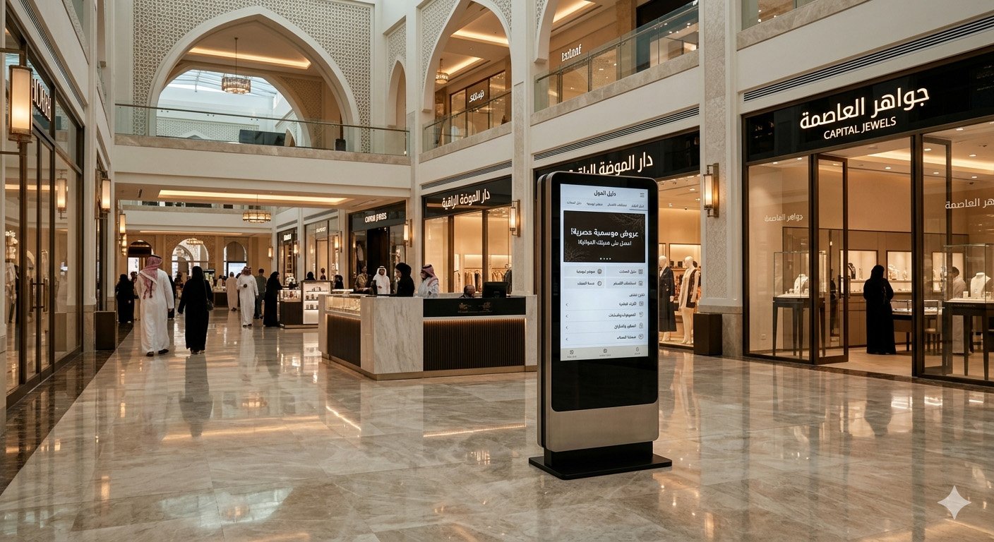 Retail Digital Information Kiosks