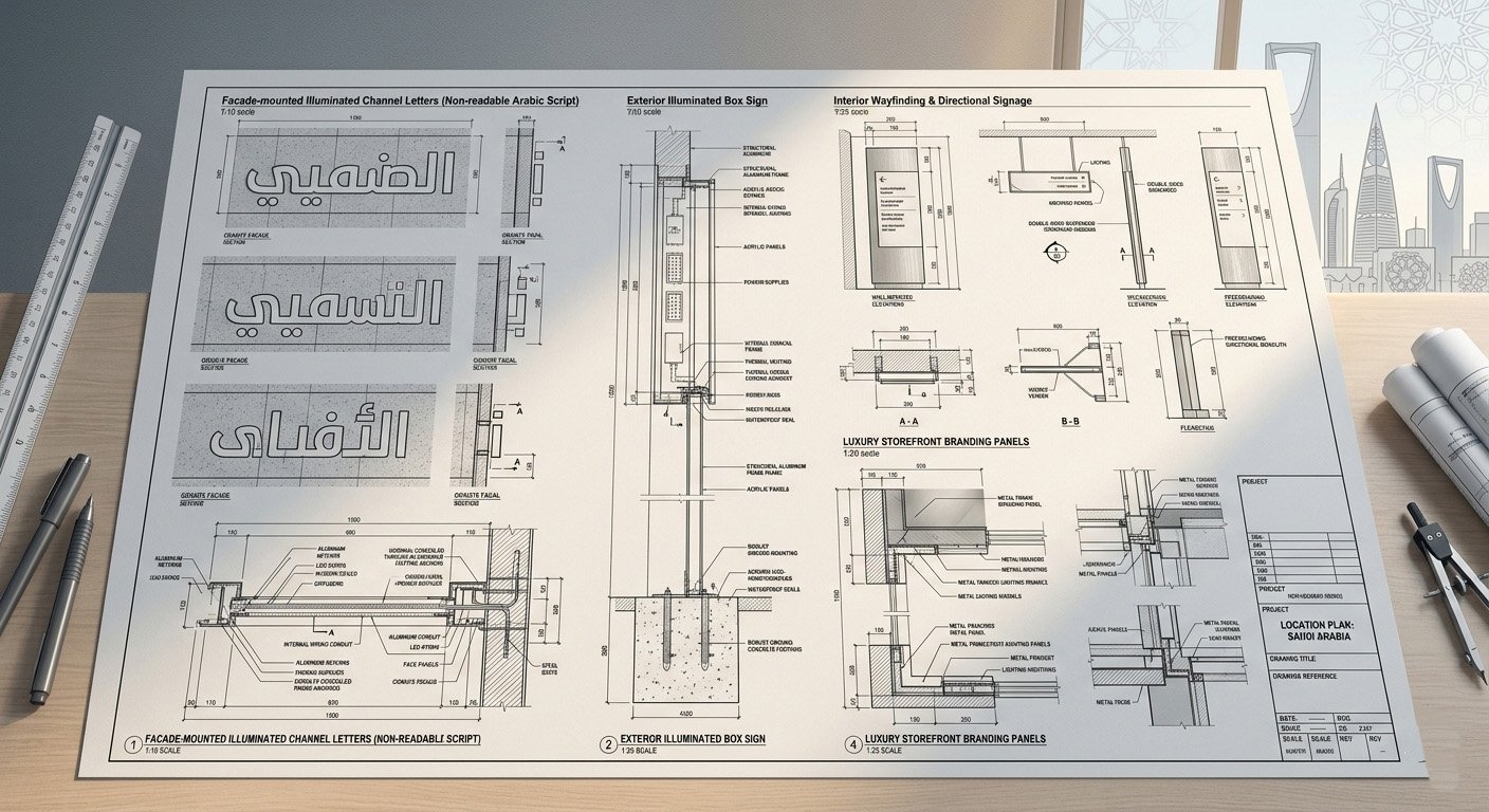 Signage Detail Drawings