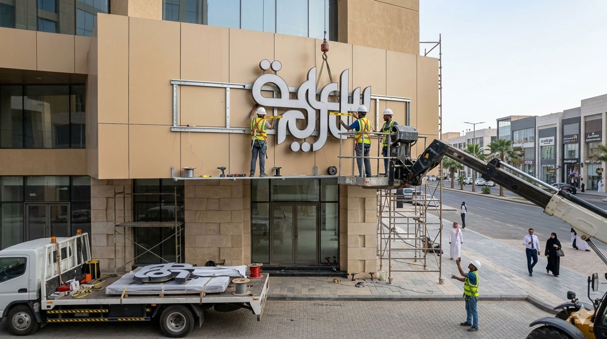Signage Relocation Reinstallation 1