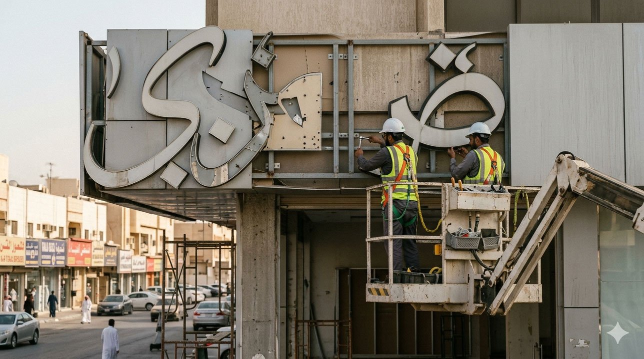 Signboard Structural Repair