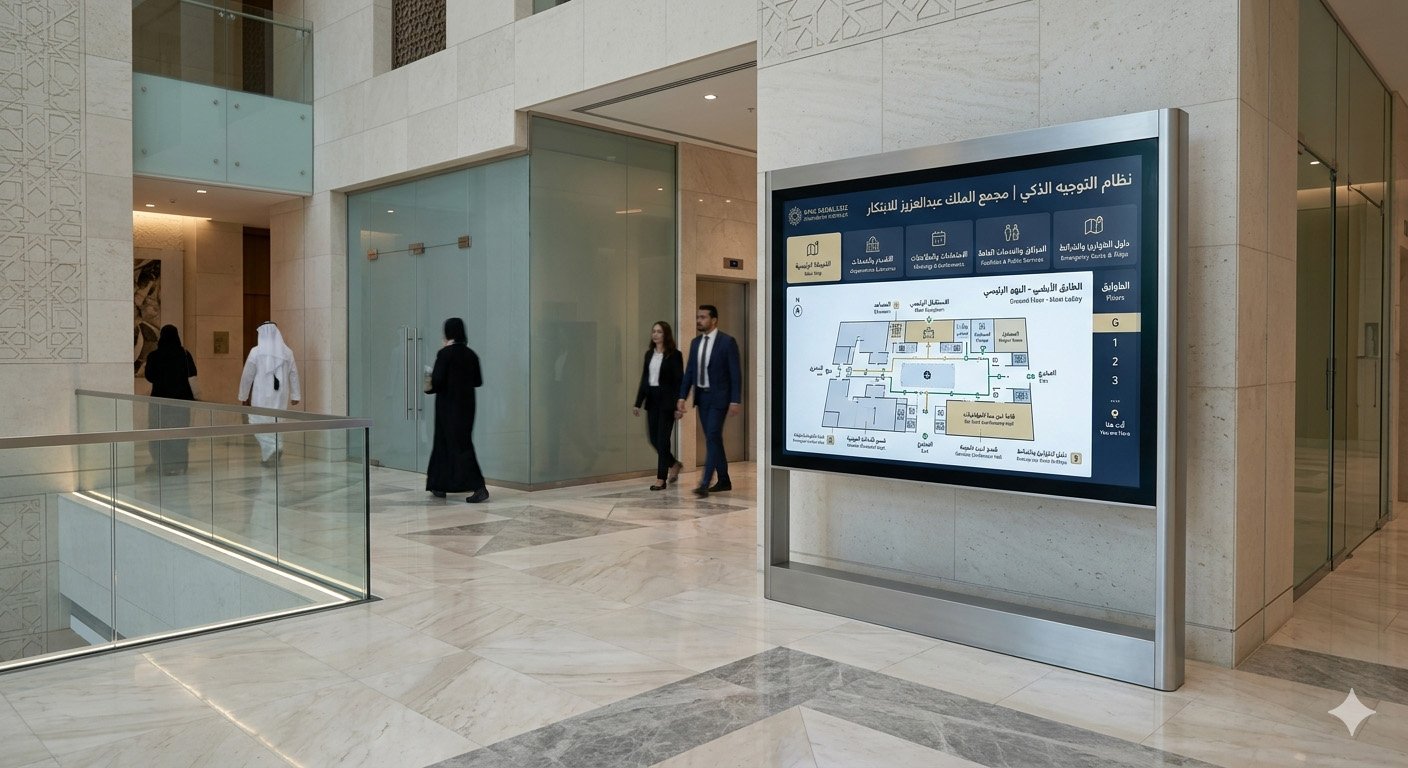 Smart Building Wayfinding Displays
