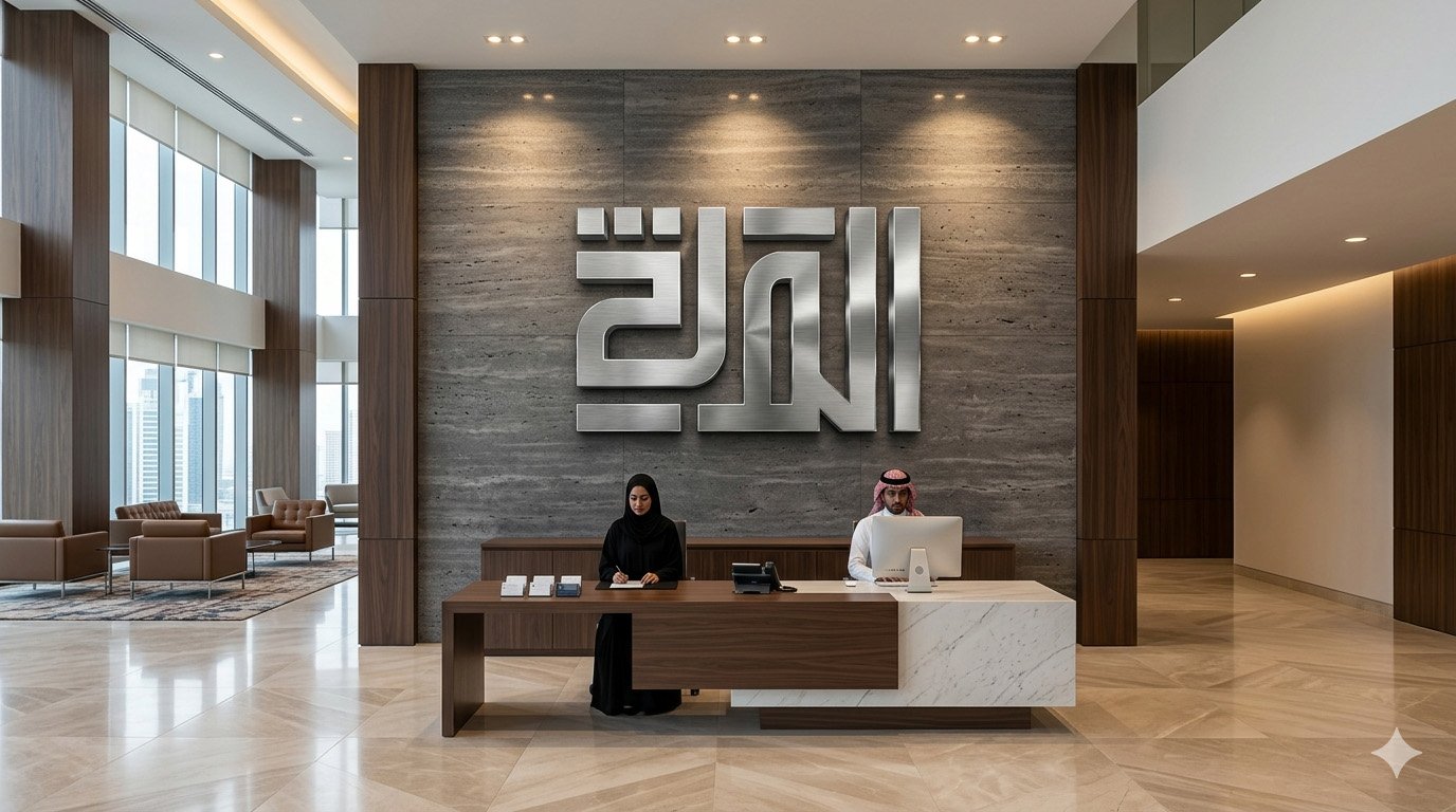 Stainless Steel Lobby Logo Signs