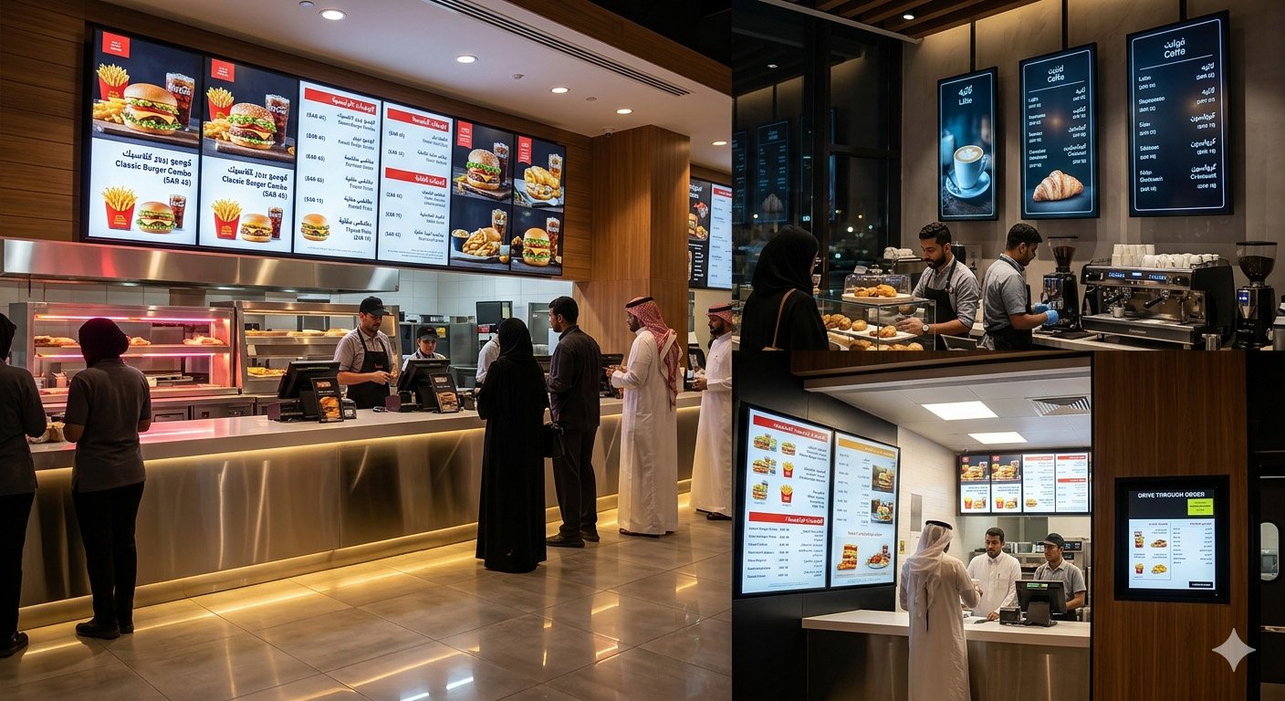 BACKLIT DIGITAL MENU SCREENS