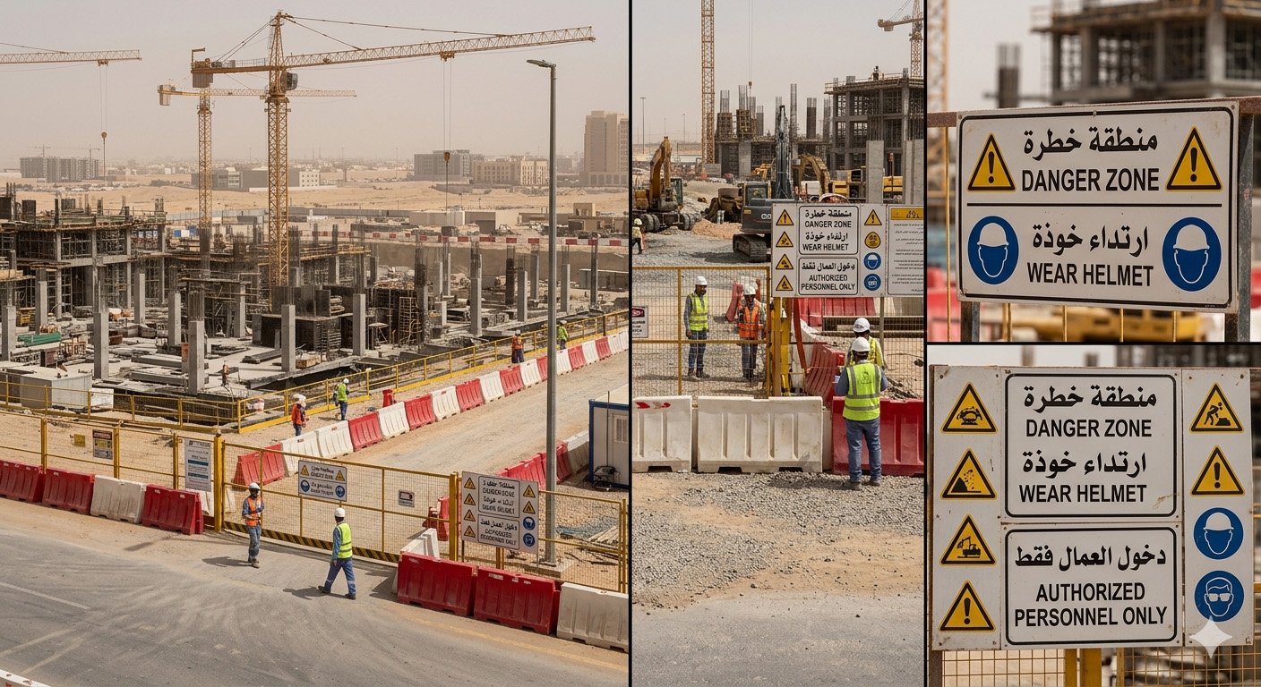 CONSTRUCTION SITE SAFETY SIGNS