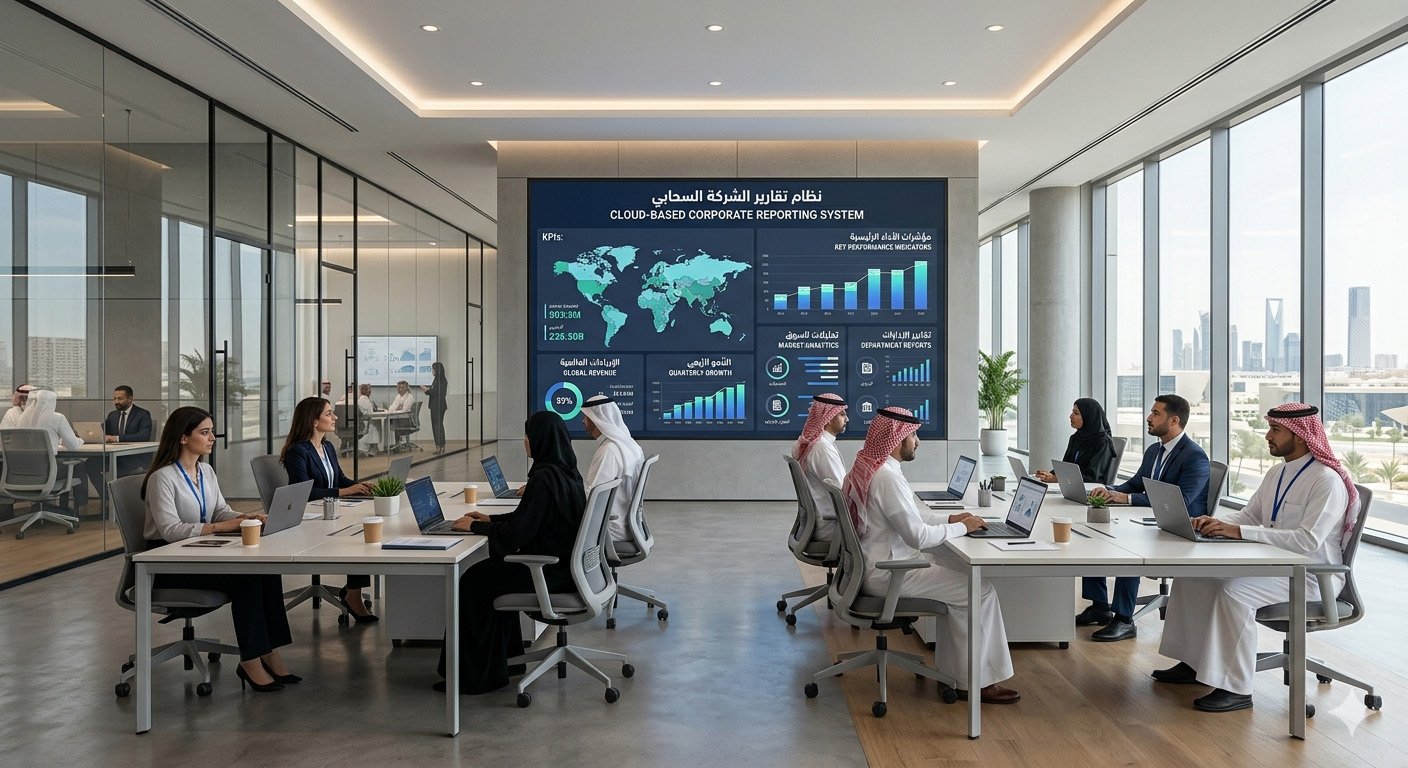 Cloud Based Corporate Reporting Displays