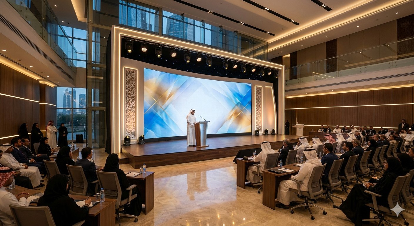 Conference Stage Setup