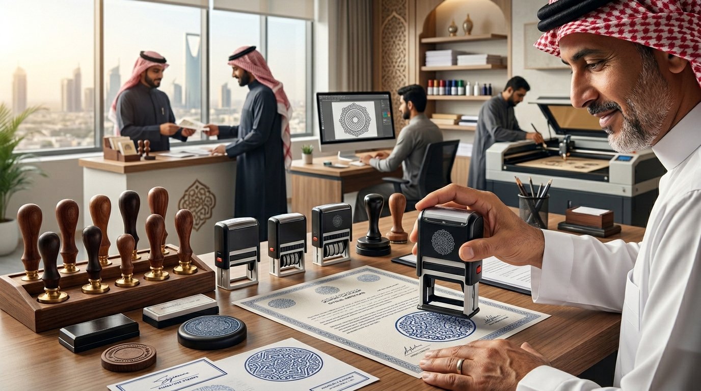 Custom Stamps Printing in Riyadh