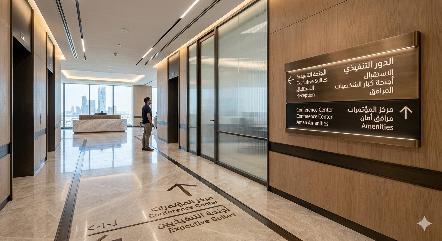 Floor Wall Direction Signs