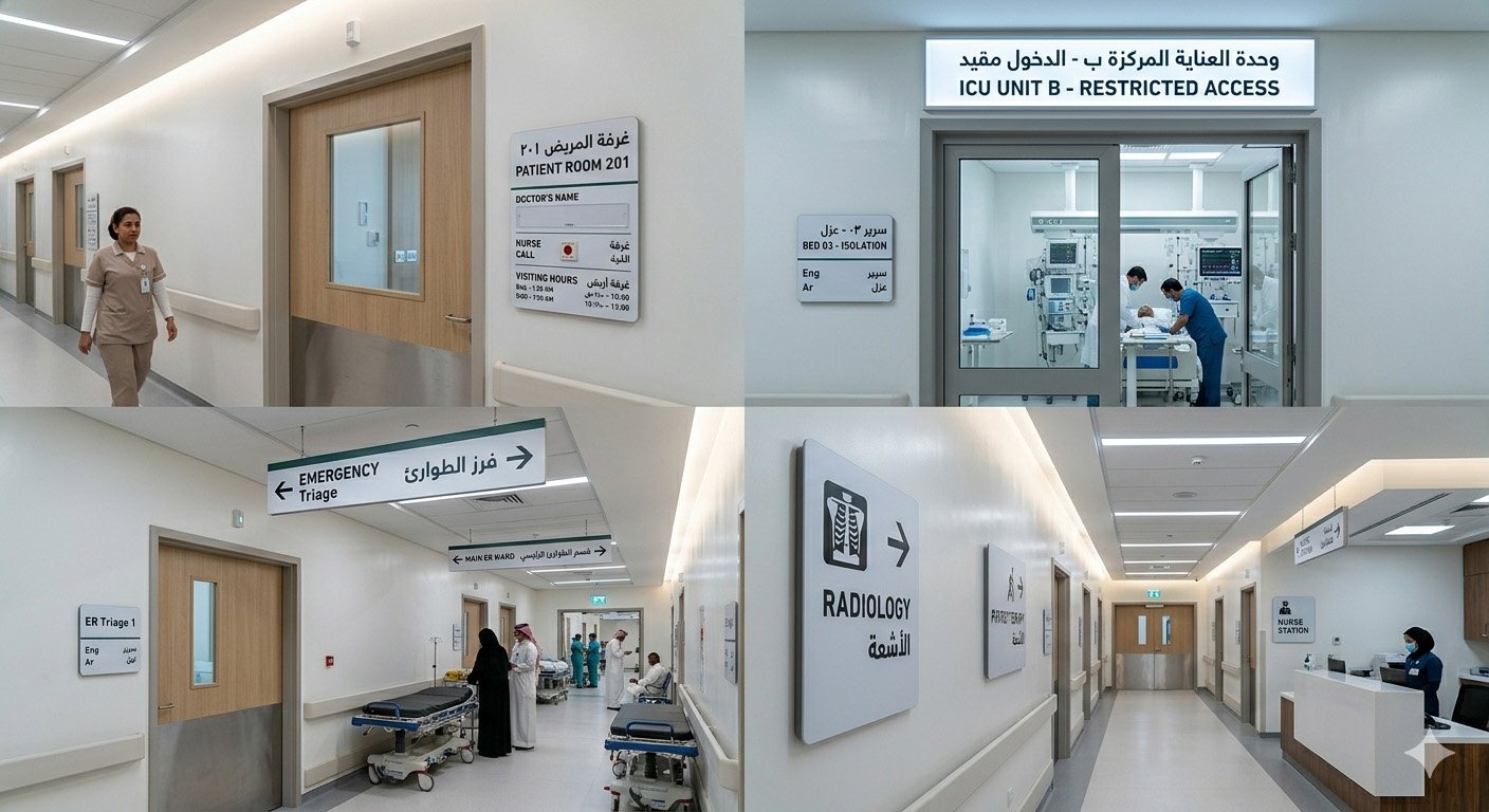 HOSPITAL ROOM SIGNS