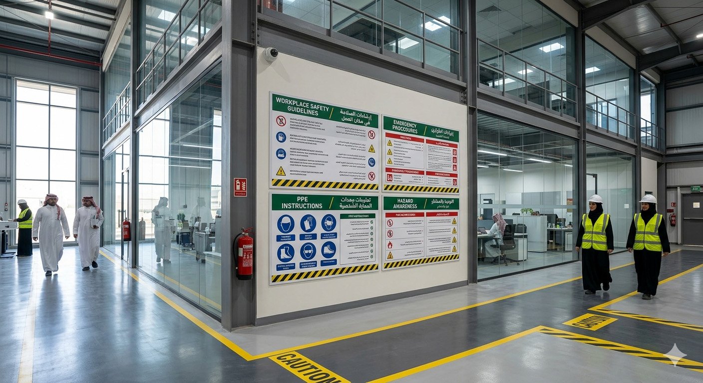 Health Safety Instruction Boards