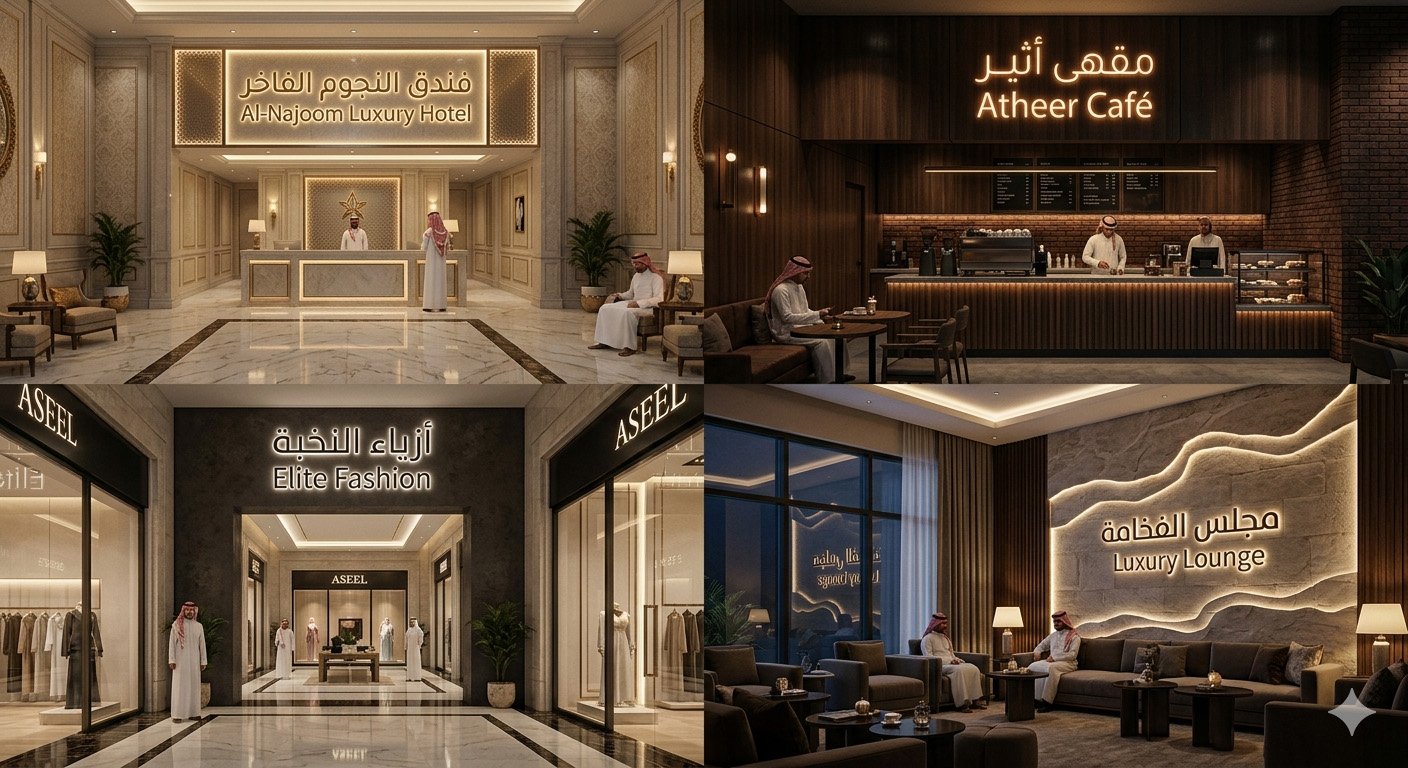 ILLUMINATED DECORATIVE SIGNS