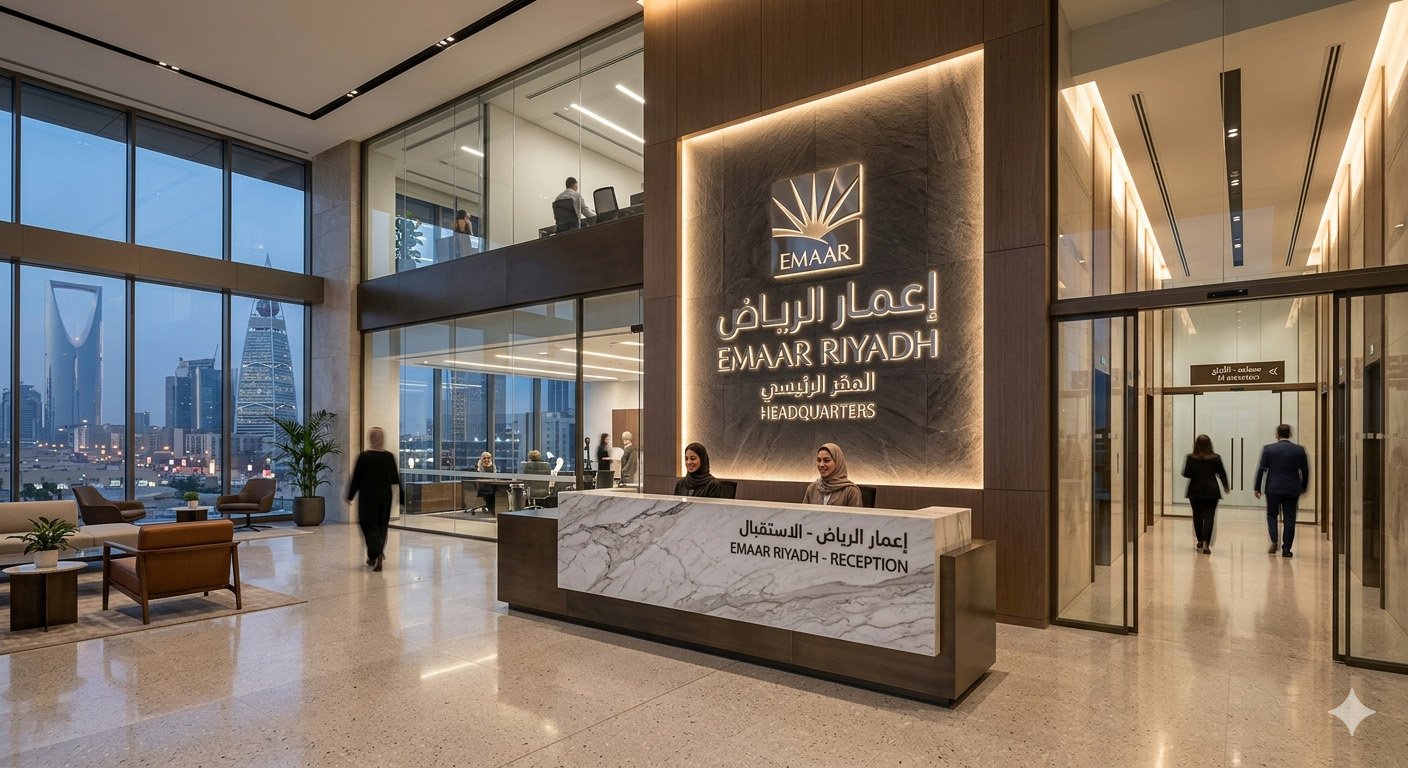 Office Reception Branding