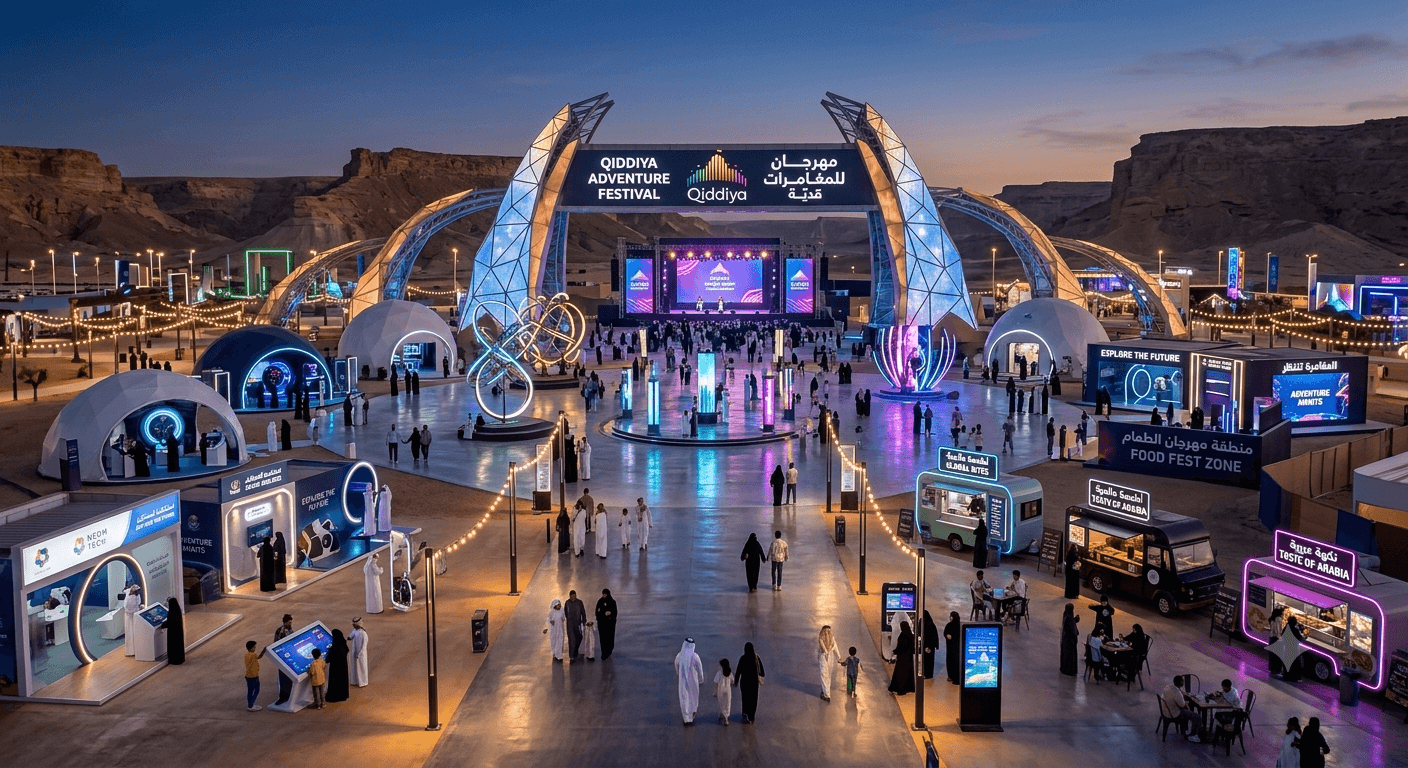 Outdoor Festival Branding Installations