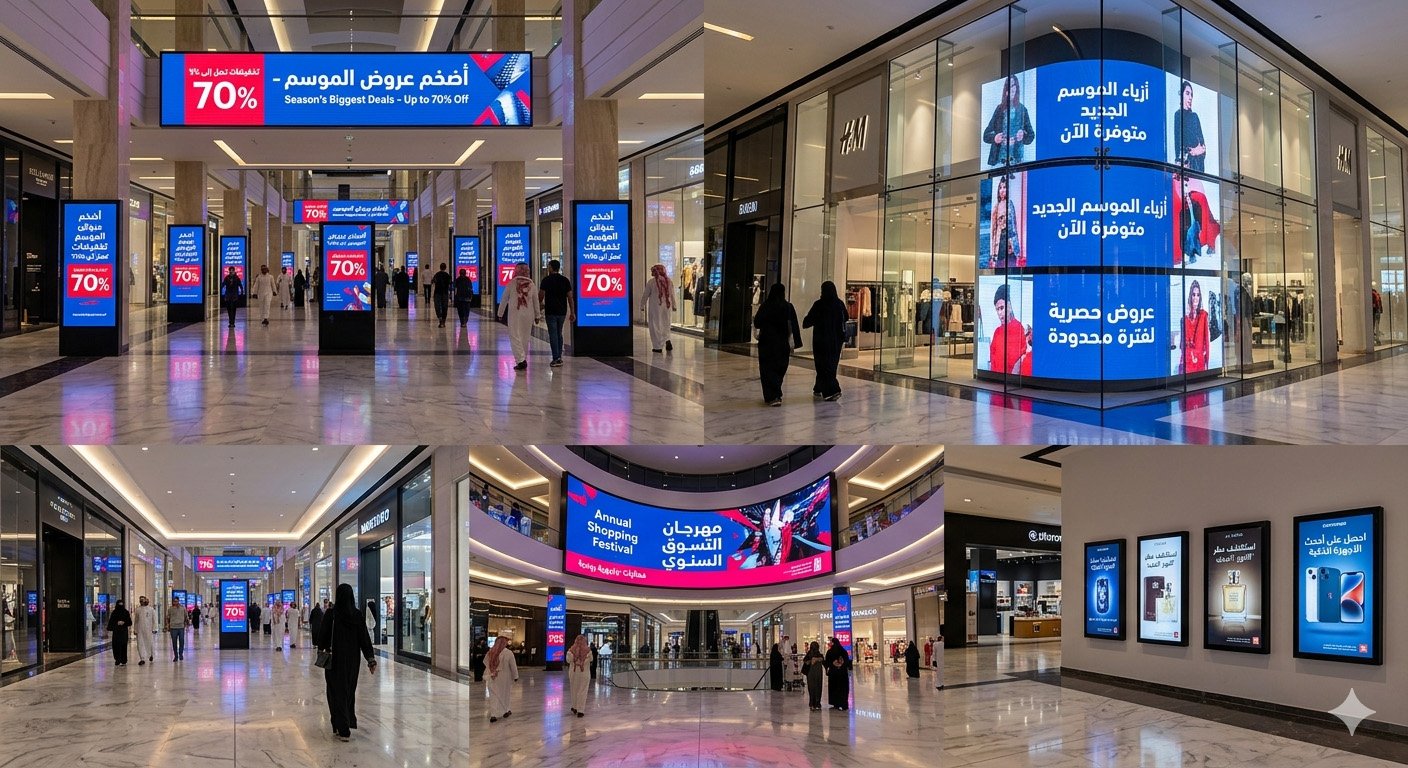 PROMOTIONAL DISPLAY SCREENS
