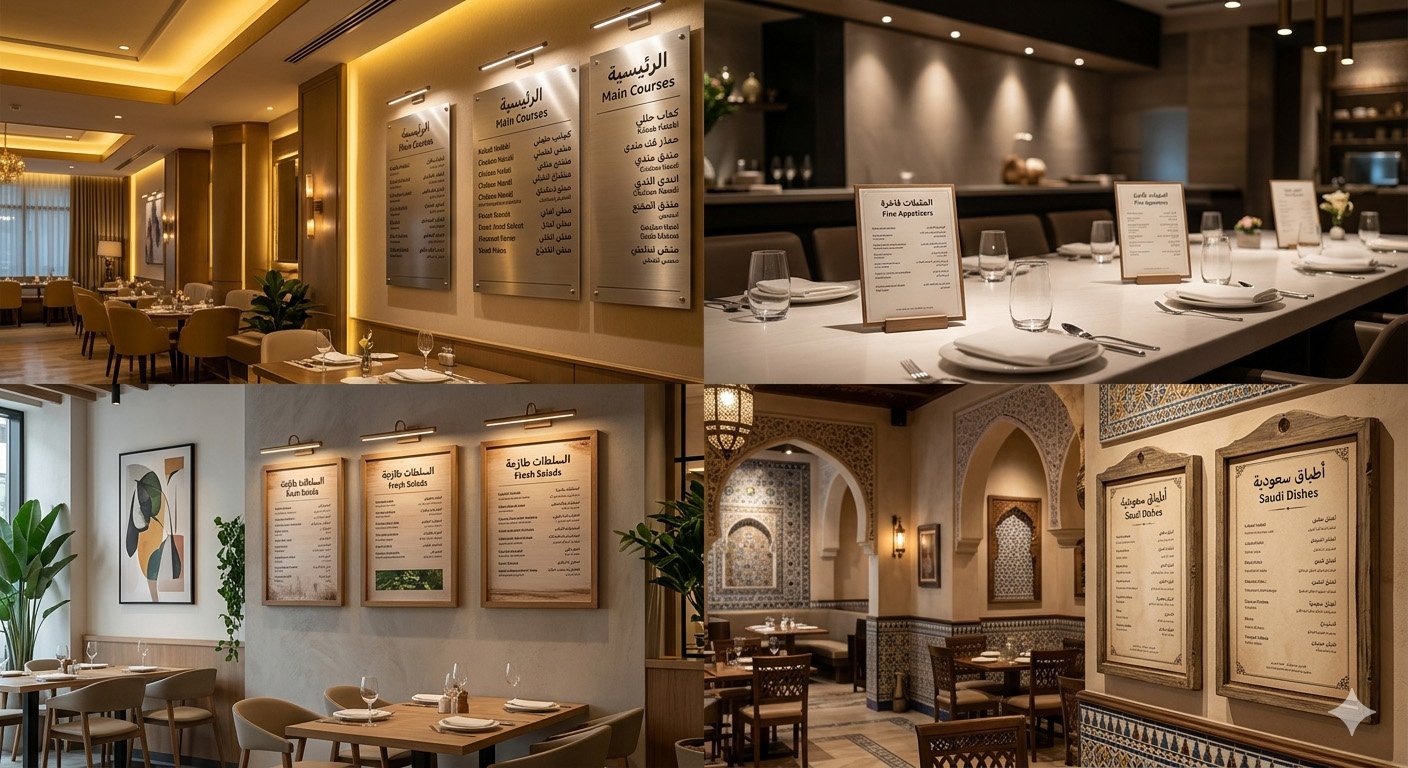 RESTAURANT MENU BOARDS