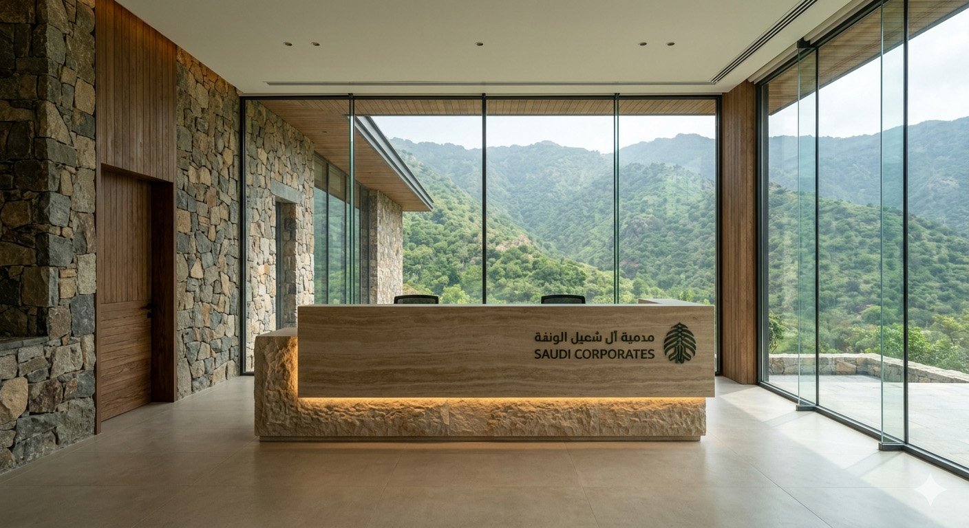 Reception Desk Branding