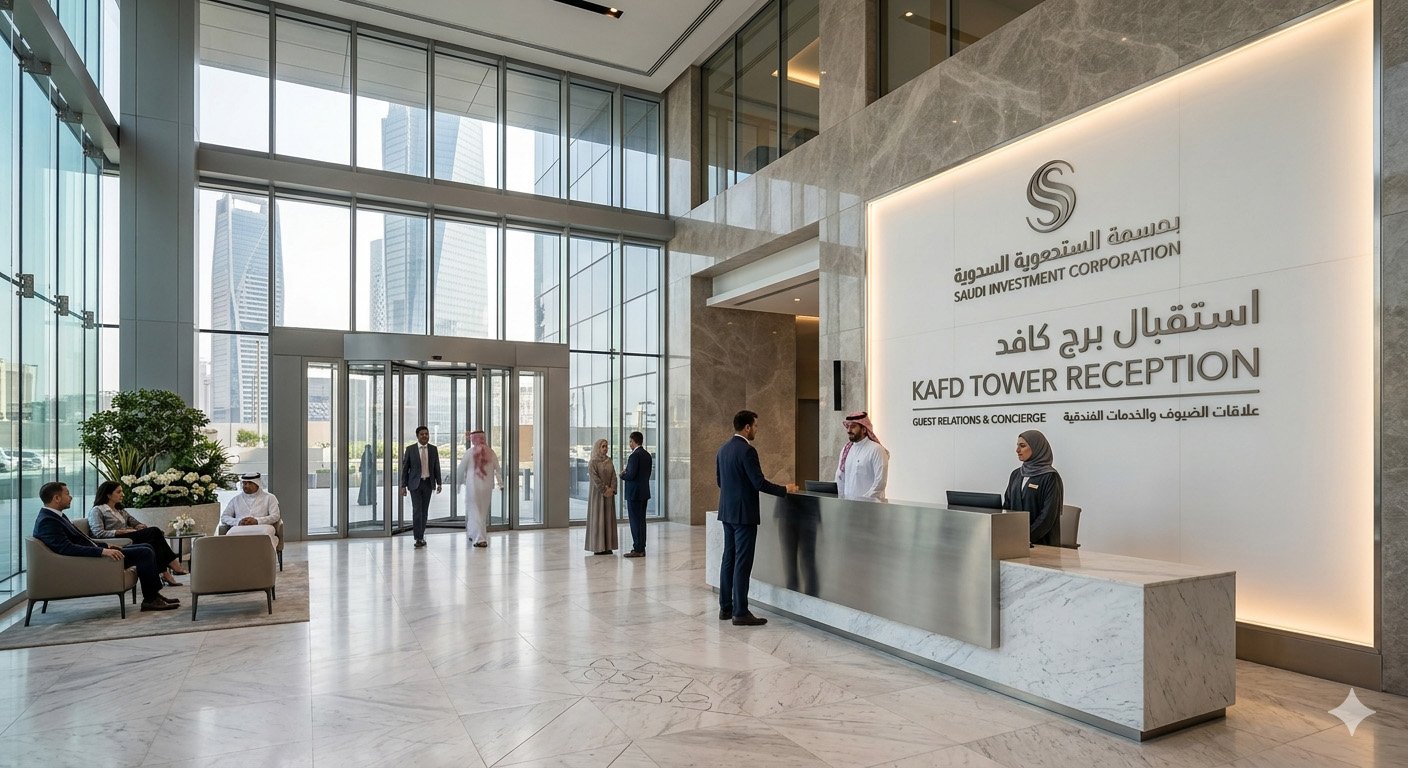 Reception Lobby Branding Systems