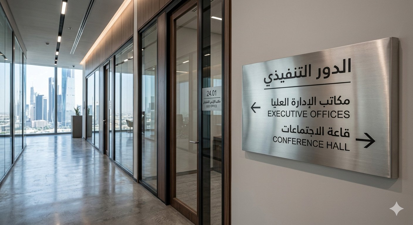 Stainless Steel Office Signs