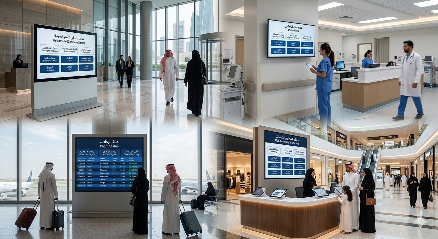 TOUCHSCREEN INFORMATION DISPLAYS