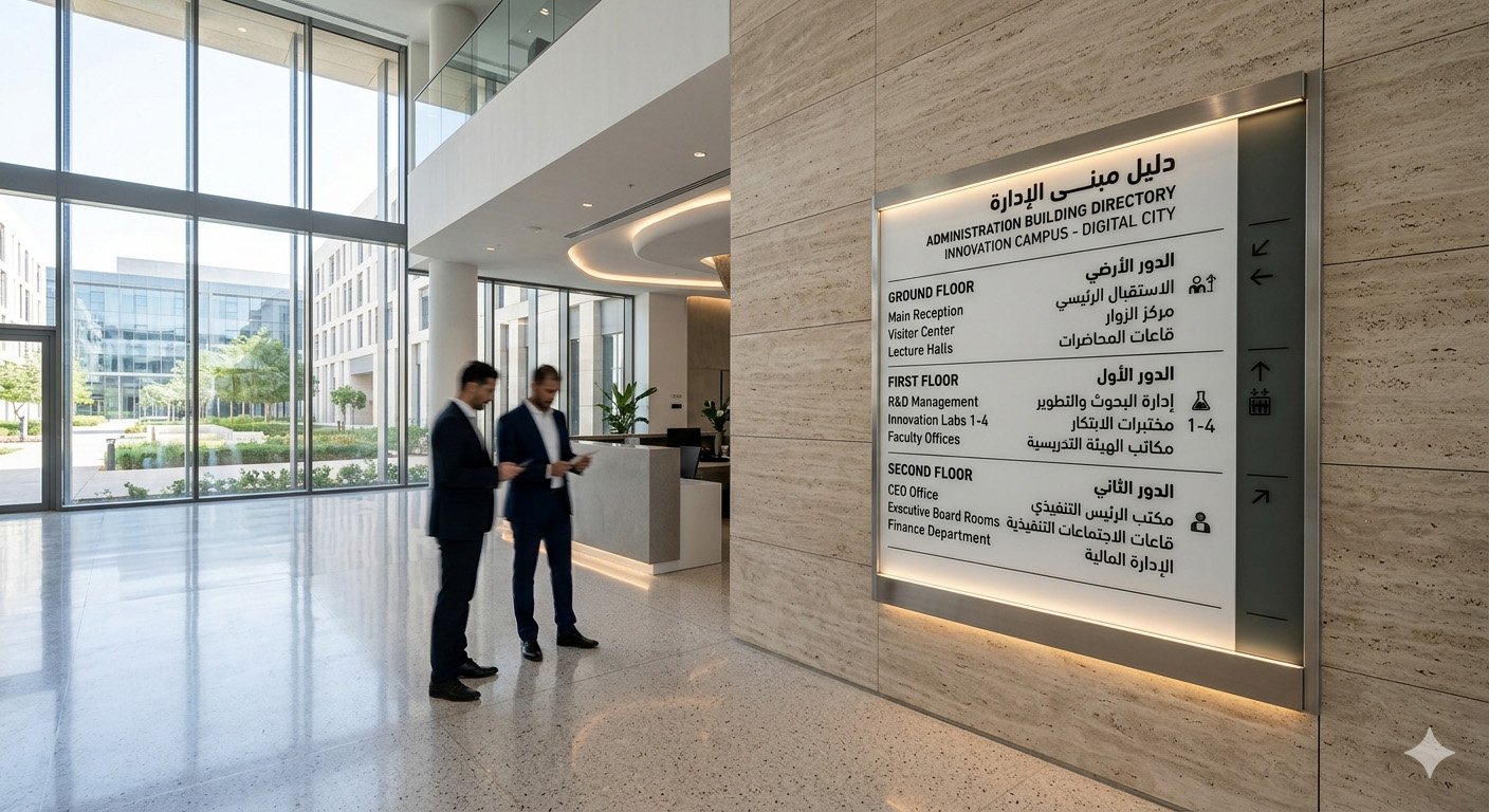 Wall Mounted Directory Panels