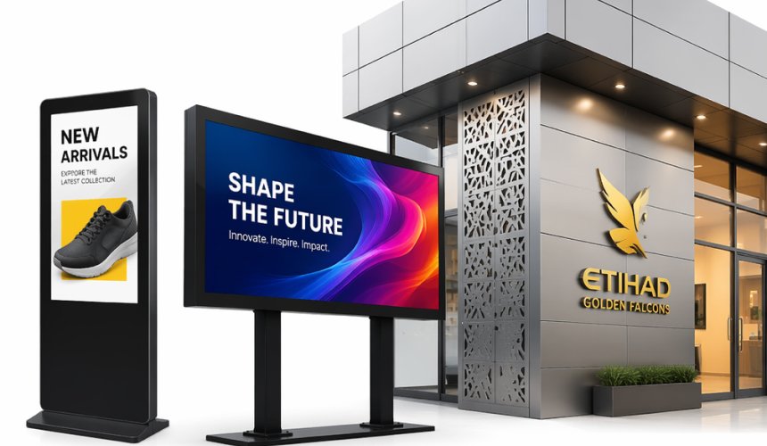 signage service mobile banner